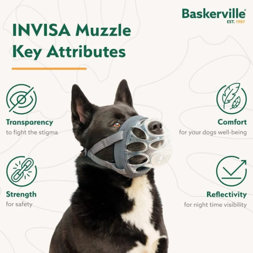 The Company of Animals Baskerville Invisa Muzzle
