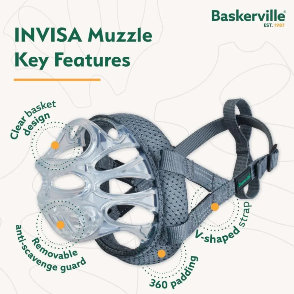 The Company of Animals Baskerville Invisa Muzzle