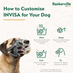 The Company of Animals Baskerville Invisa Muzzle