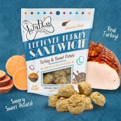 The Lazy Dog Cookie Co. Leftover Turkey Sandwich Turkey & Sweet Potato Treats For Dogs (5 oz)