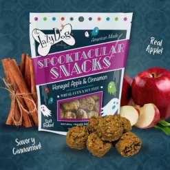 The Lazy Dog Cookie Co. Spooktacular Snacks Honey Apple & Cinnamon Treats For Dogs (5 oz)