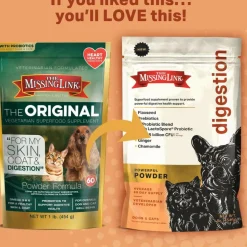 The Missing Link Digestion Supplement For Dogs & Cats (1 lb)