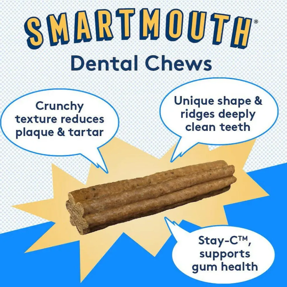 The Missing Link Smartmouth Dental Chews For Small & Medium Dogs