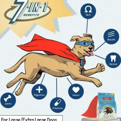 The Missing Link Smartmouth Dental Chews For Large & Extra Large Dogs (28 count)