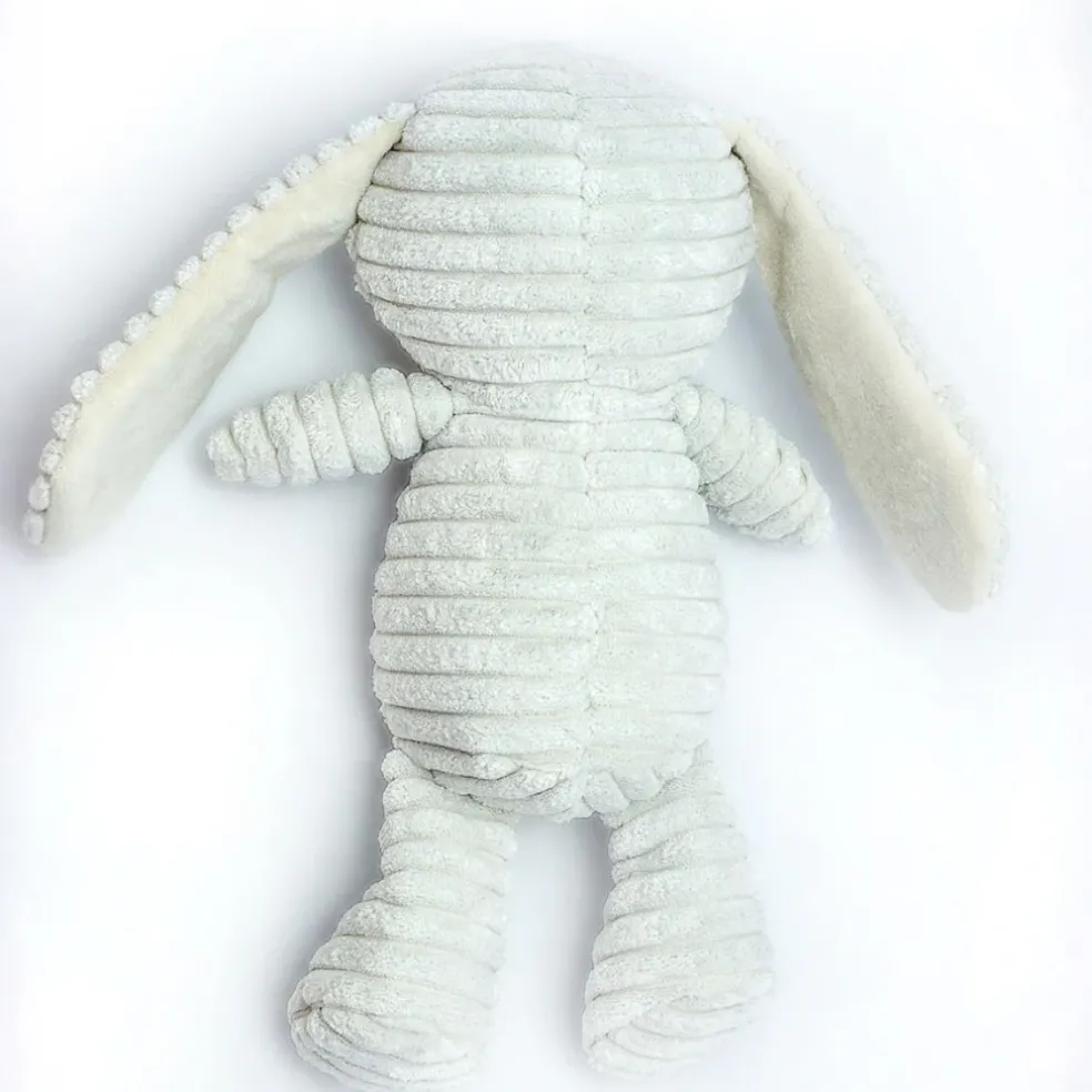 ThoozyPet Tuff & Cuddly Bunny Plush Dog Toy 12.5"