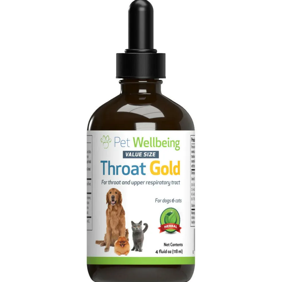 Throat Gold -Soothes Throat Irritation in Cats (4 oz)