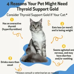 Thyroid Support Gold for Hyperthyroidism in Cats