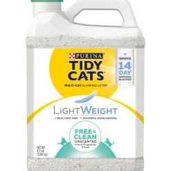 Tidy Cats Low Dust Clumping Cat Litter Lightweight Free & Clean Unscented Multi Cat Litter