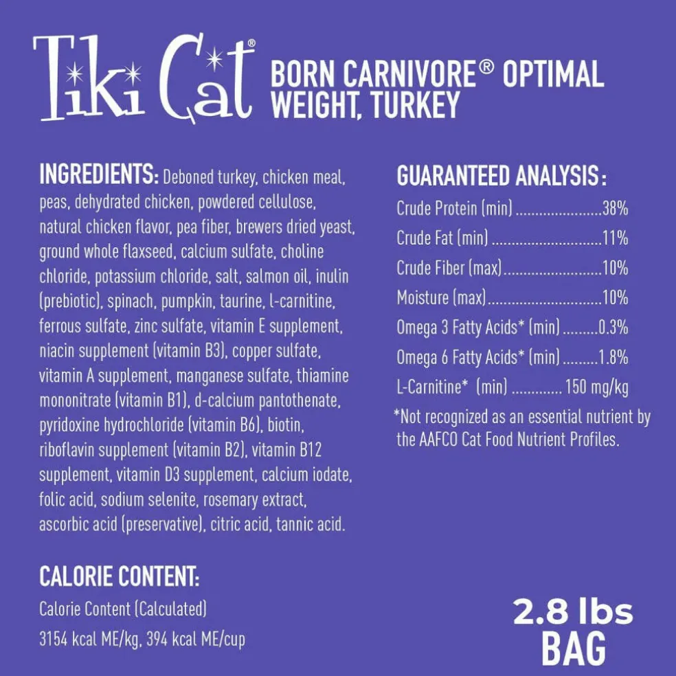 Tiki Cat Born Carnivore Optimal Weight (5.6 lb)