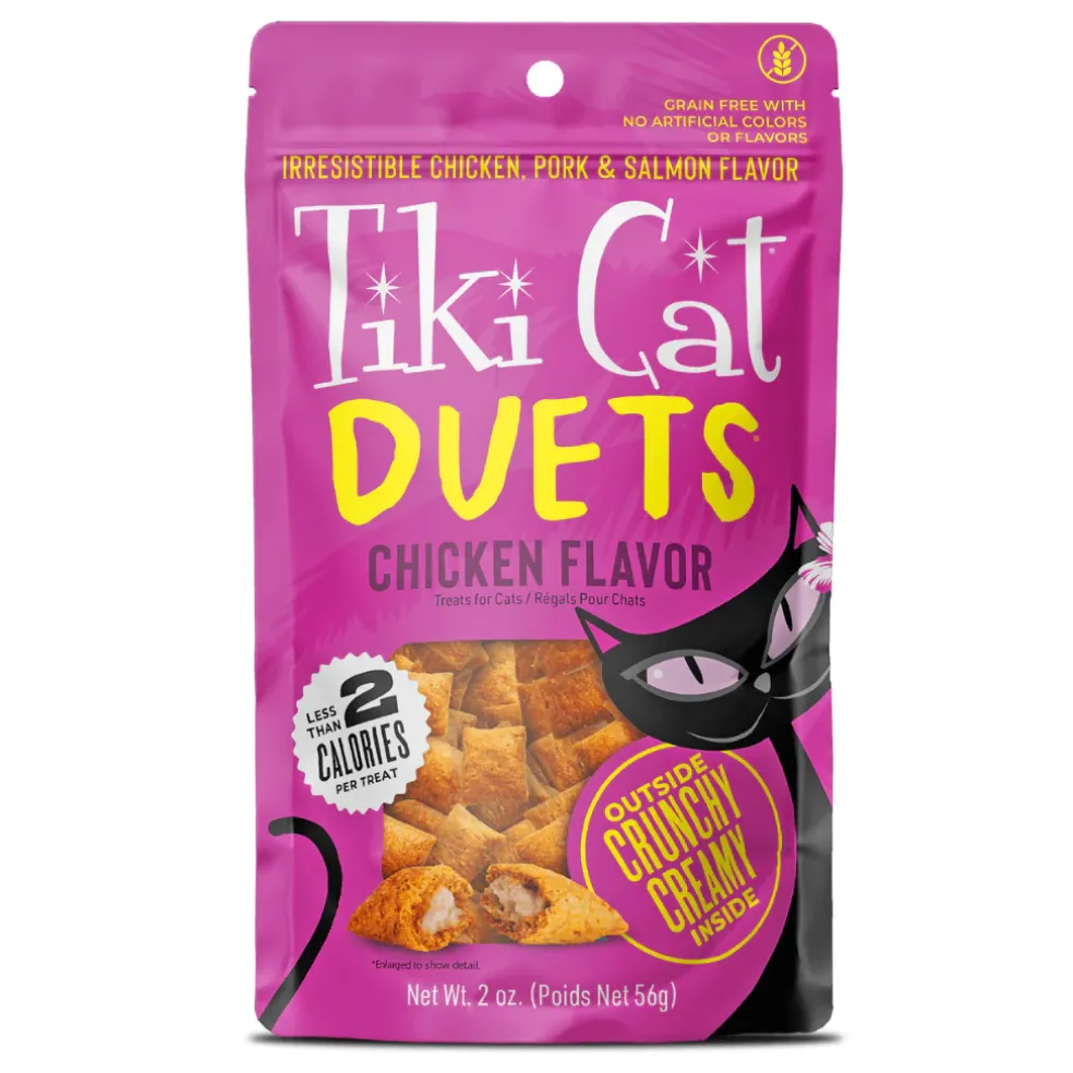 Tiki Cat Duets Chicken Flavoured Crunchy Cat Treats (2 oz)