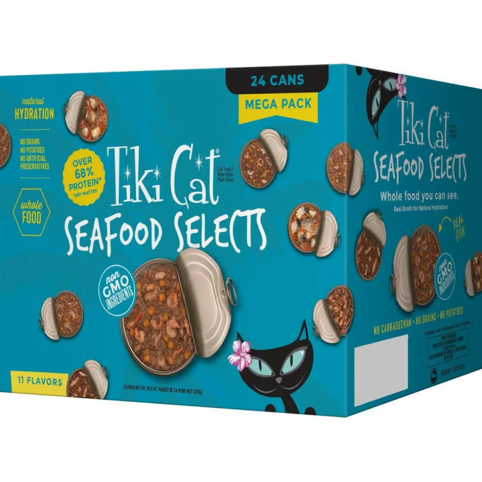 Tiki Cat Fish Favorites Mega Pack (2.8 oz x 24 cans)