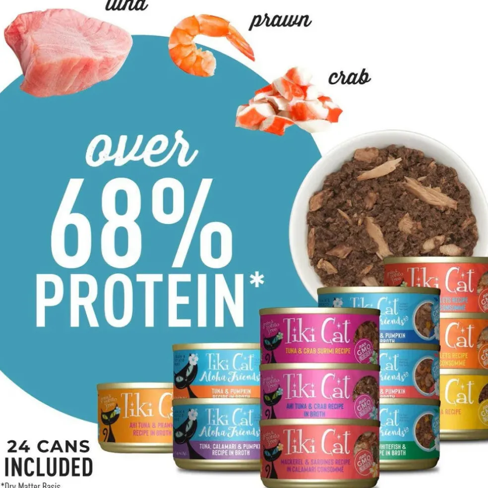 Tiki Cat Fish Favorites Mega Pack (2.8 oz x 24 cans)