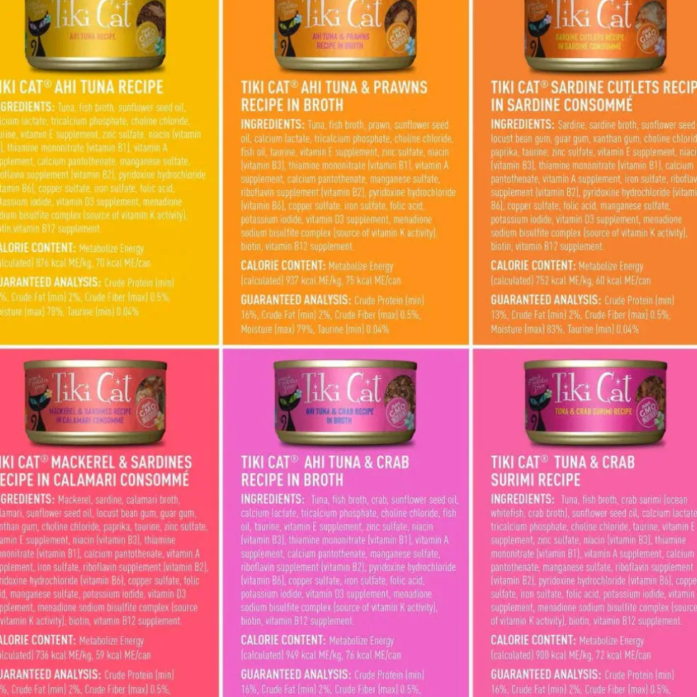 Tiki Cat Fish Favorites Mega Pack (2.8 oz x 24 cans)