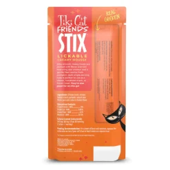 Tiki Cat Friends Stix Chicken & Pumpkin Recipe in Creamy Gravy Lickable Cat Treats (0.4 oz x 4 servings)