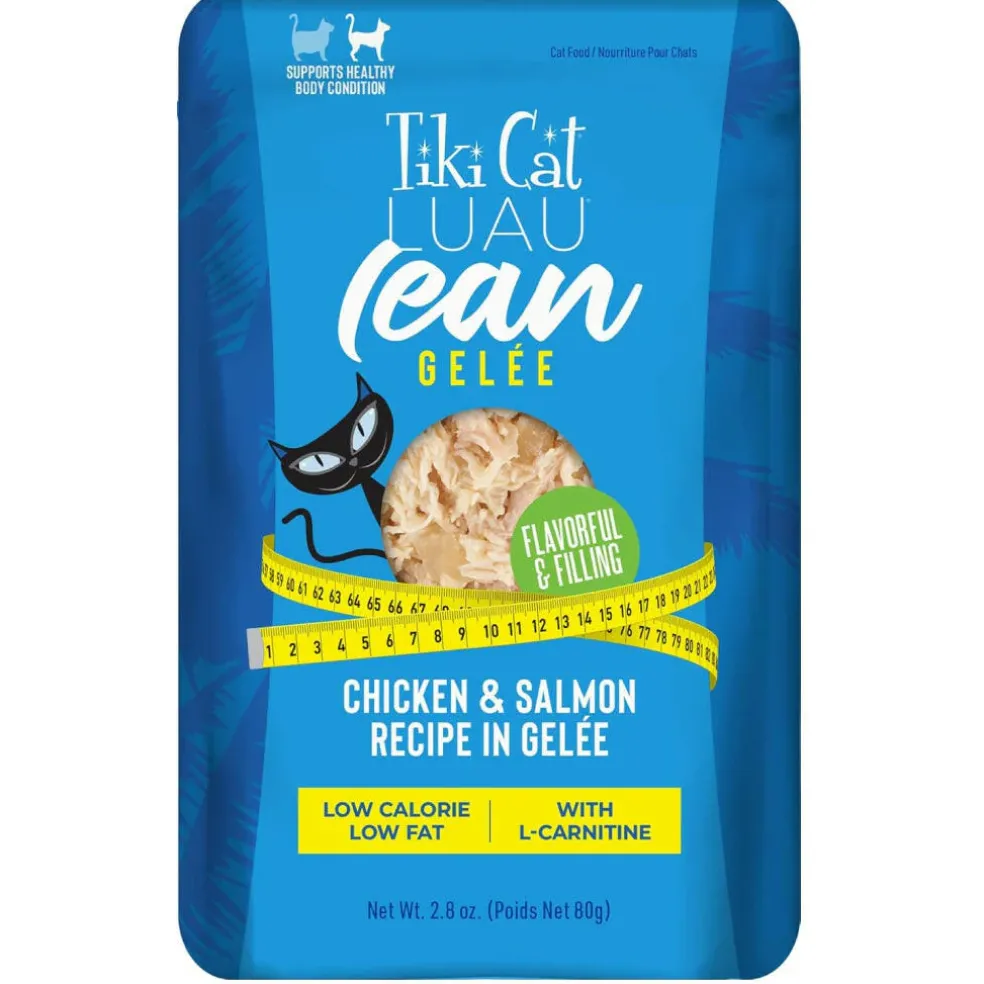 Tiki Cat Luau Lean Gelee Chicken and Salmon Grain-Free Wet Food For Cats (2.8 oz x 12 Pouches)