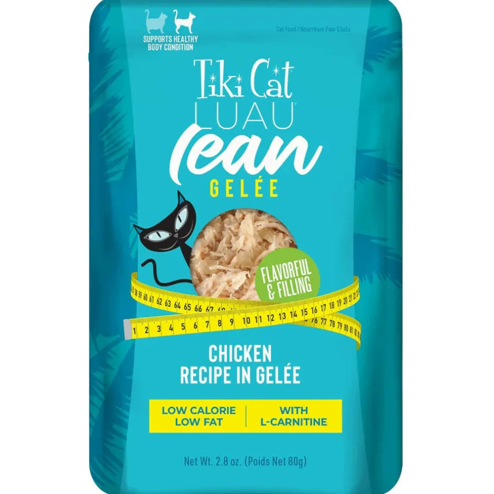 Tiki Cat Luau Lean Gelee Chicken Grain-Free Wet Food For Cats (2.8 oz x 12 Pouches)