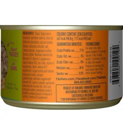 Tiki Cat Luau Tilapia in Tilapia Consomme Grain-Free Canned Food For Cats (6 oz x 8 cans)