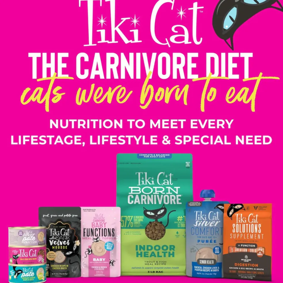 Tiki Cat Solutions Supplement Mobility Chicken Recipe in Broth for Cats (0.28 oz x 20 sachets)