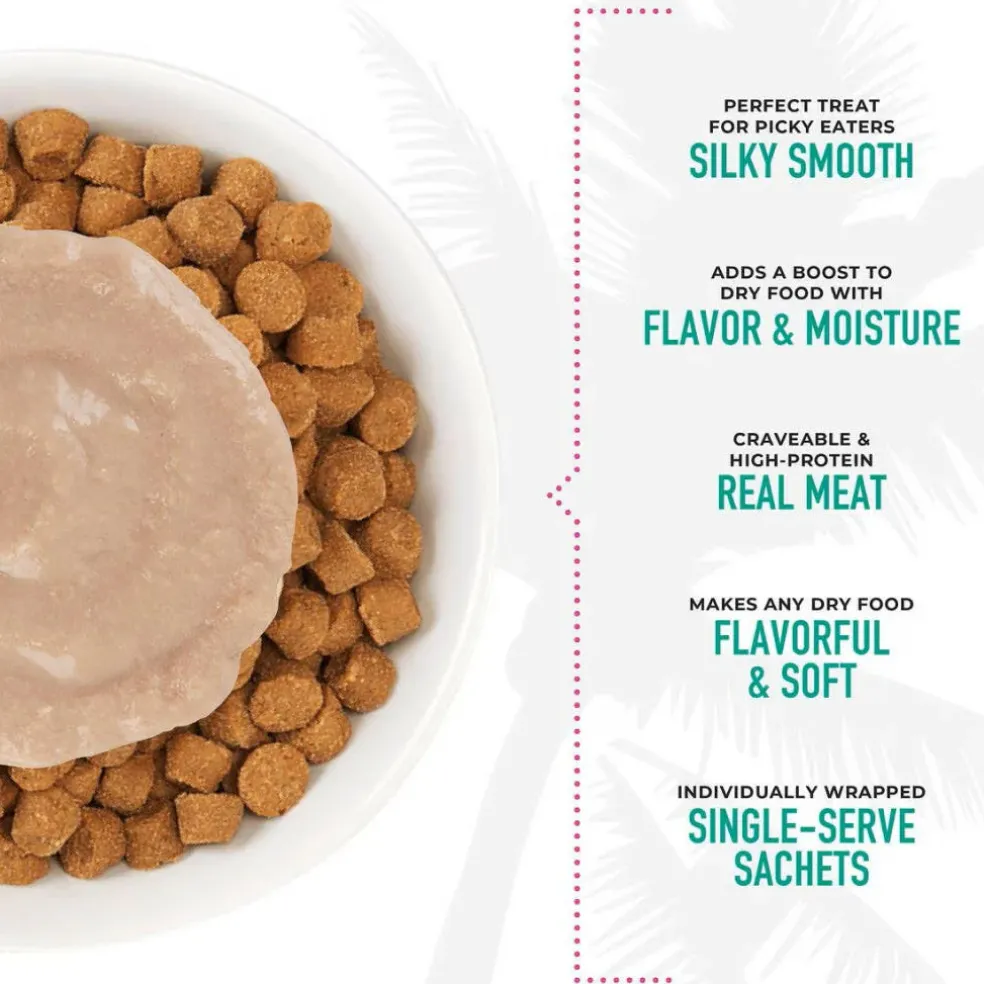 Tiki Cat Stix Chicken & Shrimp in Creamy Gravy Grain-Free Wet Treats For Cats (0.5 oz x 6 tubes)