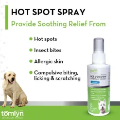Tomlyn Allercain Hot Spot Spray for Dogs (4 oz)