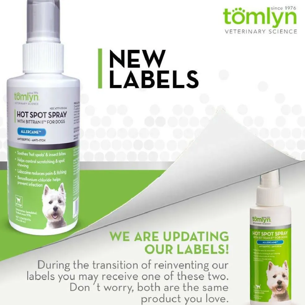Tomlyn Allercain Hot Spot Spray for Dogs (4 oz)