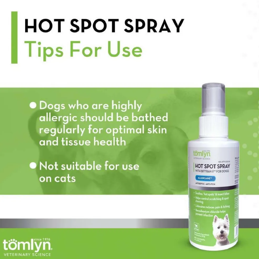 Tomlyn Allercain Hot Spot Spray for Dogs (4 oz)