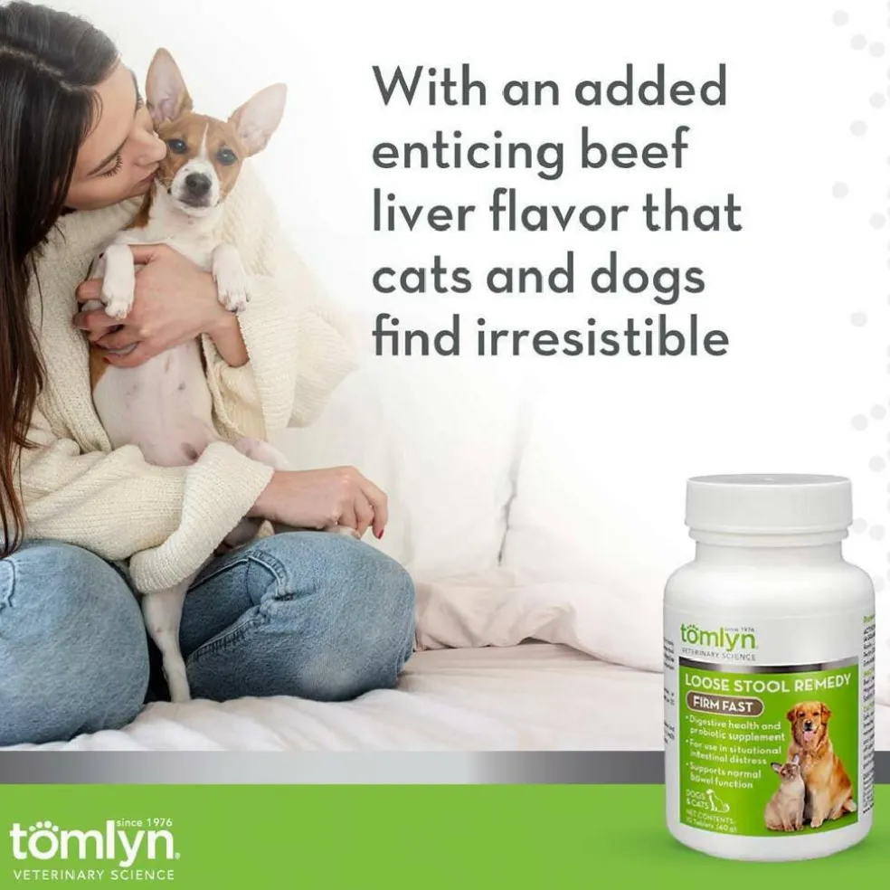 Tomlyn Firm Fast Loose Stool Remedy for Dogs & Cats (10 tablets)
