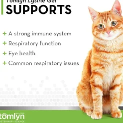 Tomlyn Immune Support L-Lysine Maple Flavor Gel for Cats (5 oz)