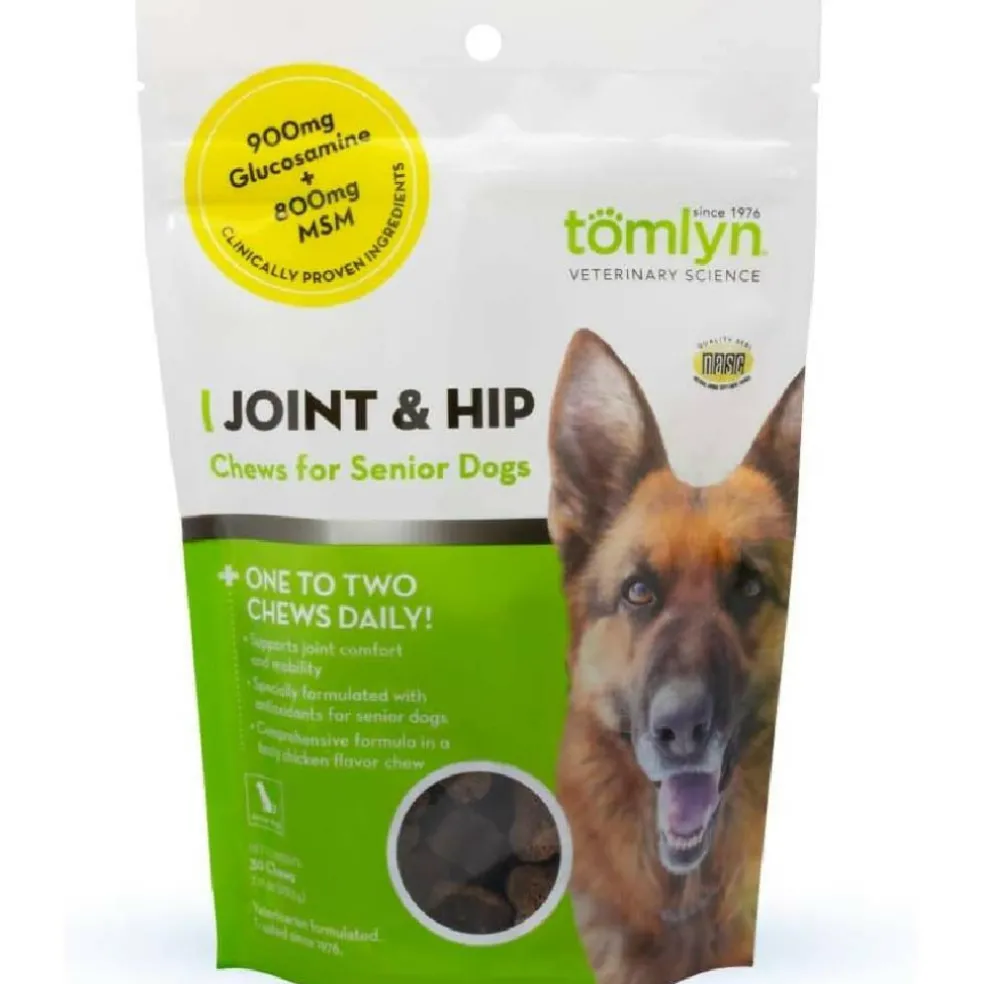 Tomlyn Joint & Hip Chews for Senior Dogs (30 soft chews)