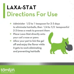 Tomlyn Laxa-Stat Gel Hairball Remedy for Cats (4.25 oz)