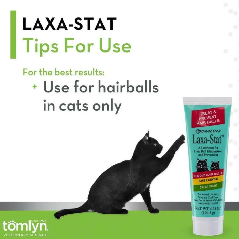 Tomlyn Laxa-Stat Gel Hairball Remedy for Cats (4.25 oz)
