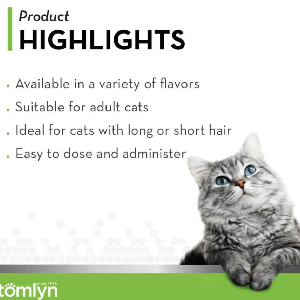 Tomlyn Laxatone Hairball Remedy Gel for Cats- Catnip Flavor (4.25 oz)