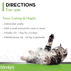 Tomlyn Laxatone Hairball Remedy Gel for Cats- Catnip Flavor (4.25 oz)