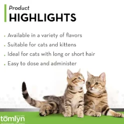 Tomlyn Laxatone Hairball Remedy Gel for Cats- Maple Flavor