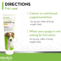 Tomlyn Nutri-Cal Gel Malt Flavored High Calorie Nutritional Supplement for Puppies (4.25 oz)
