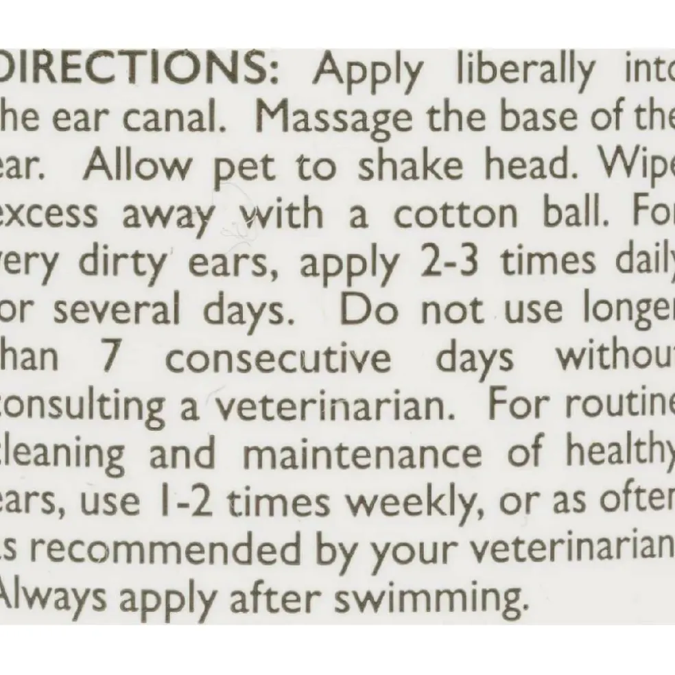 Tomlyn Veterinarian Formulated Ear Cleaner for Dogs & Cats (4 oz)