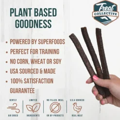 Treat Collective Chicken + Blueberry & Pomegranate Dog Jerky Sticks (16 pack)