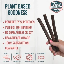 Treat Collective Salmon + Pomegranate & Sweet Potato Dog Jerky Sticks (16 pack)