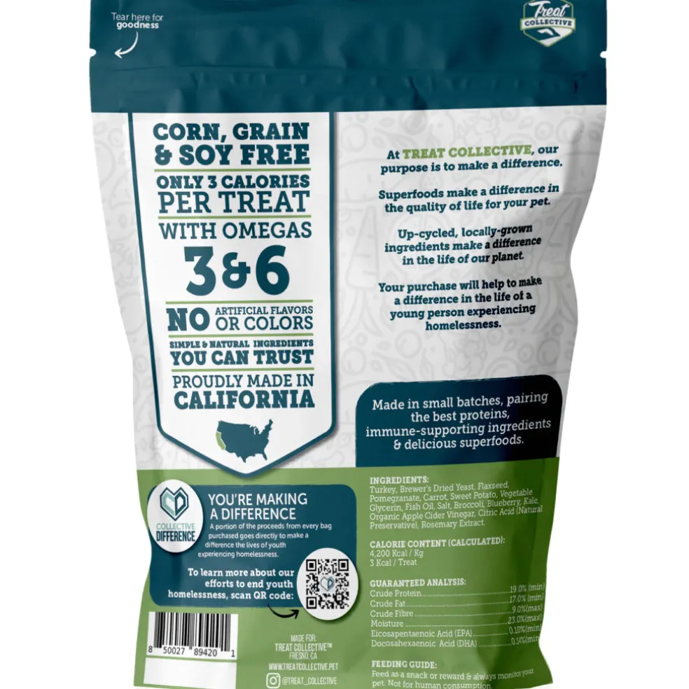 Treat Collective Turkey + Sweet Potato Training Dog Treats (9 oz)