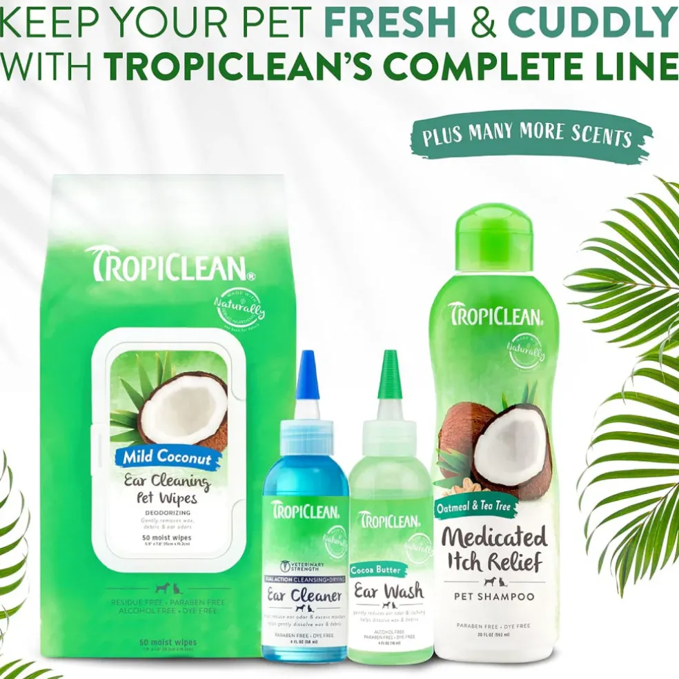 TropiClean Alcohol Free Ear Wash for Pets