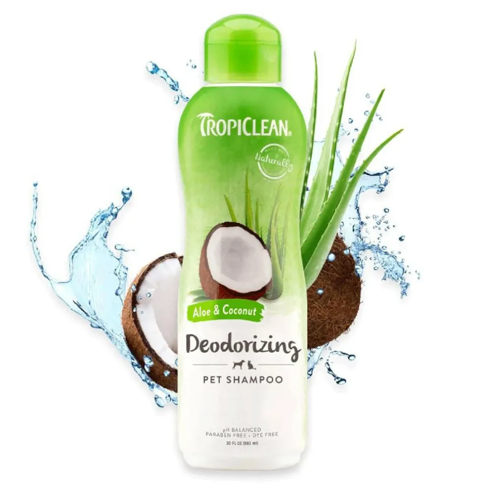 Tropiclean Aloe Moist Deodorizing Shampoo for Pets (20 oz)