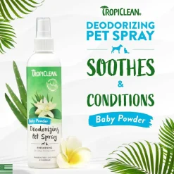 Tropiclean Baby Powder Deodorizing Pet Spray (8 oz)