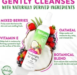 Tropiclean Berry Breeze Deodorizing Spray for Pets (8 oz)