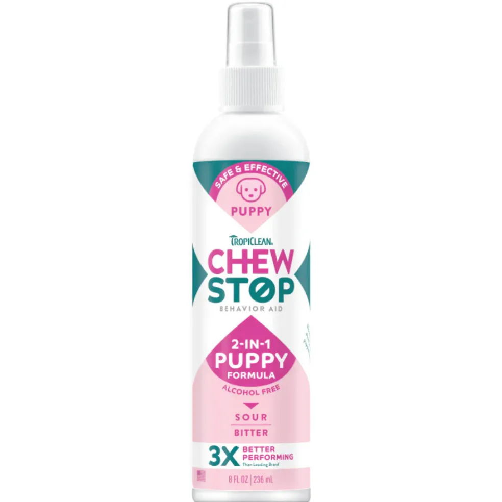 TropiClean Chew Stop Behavior Aid Puppy Spray (8oz)