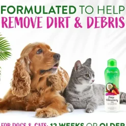 Tropiclean Coconut & Berry Deep Cleansing Shampoo For Pets