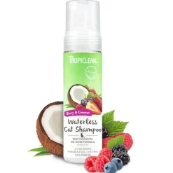 TropiClean Deep Cleansing Waterless Cat Shampoo (7.4oz)