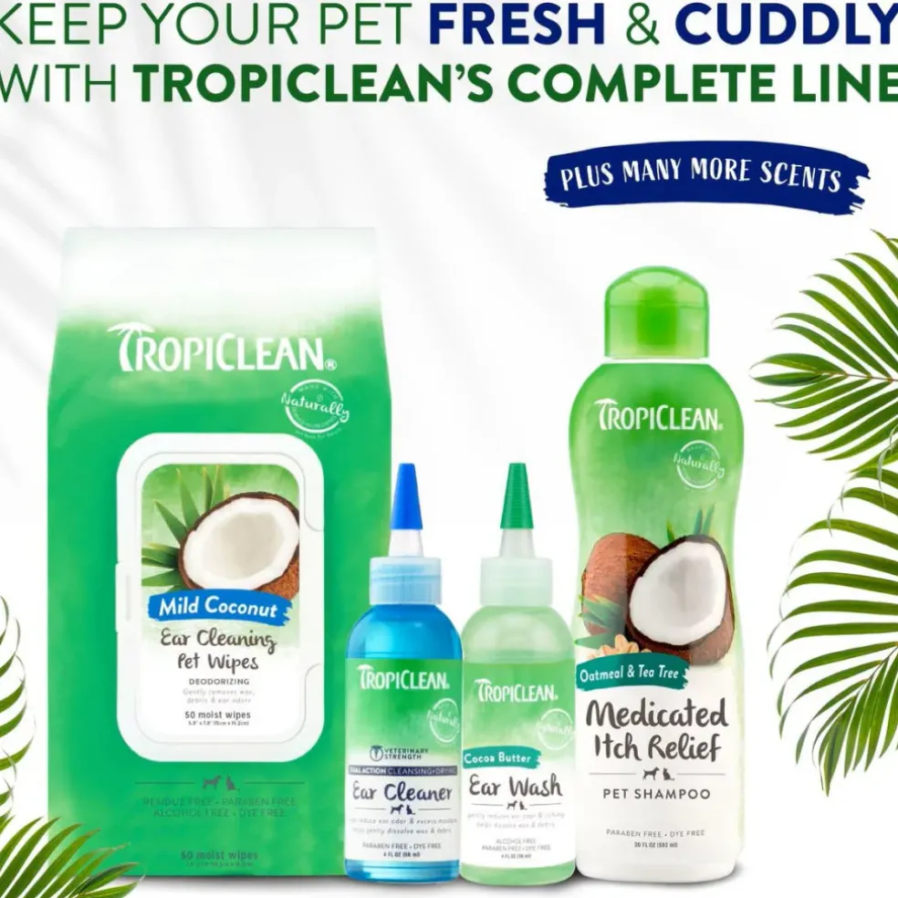 TropiClean Dual Action Ear Cleaner for Pets (4oz)