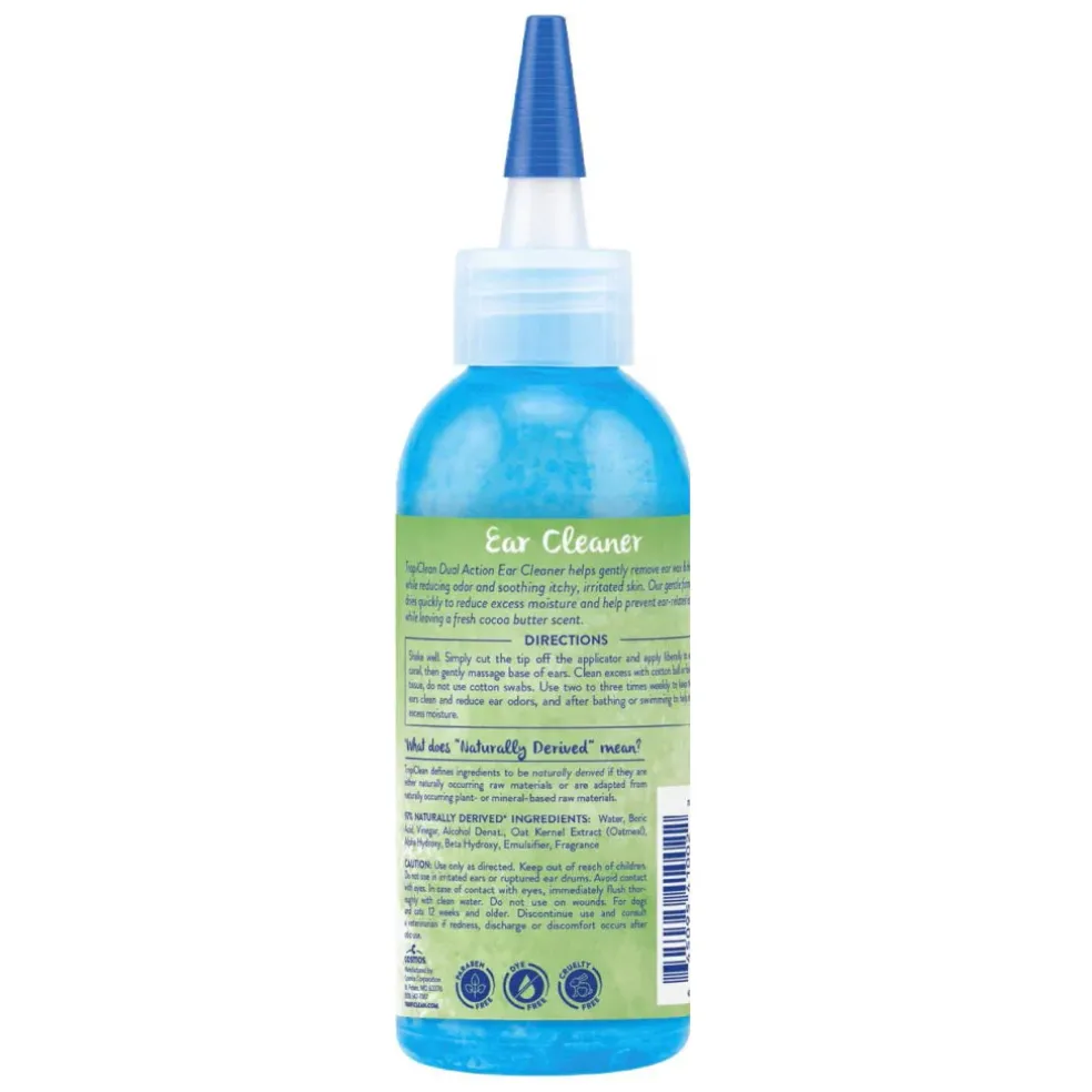 TropiClean Dual Action Ear Cleaner for Pets (4oz)