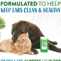 Tropiclean Ear Cleaning Wipes For Dogs & Cats (50 ct)
