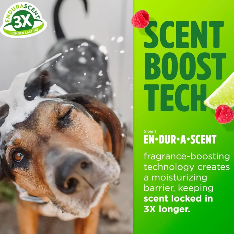 TropiClean EnduraScent Raspberry Lime Deodorizing Pet Spray For Dogs & Cats (8 oz)